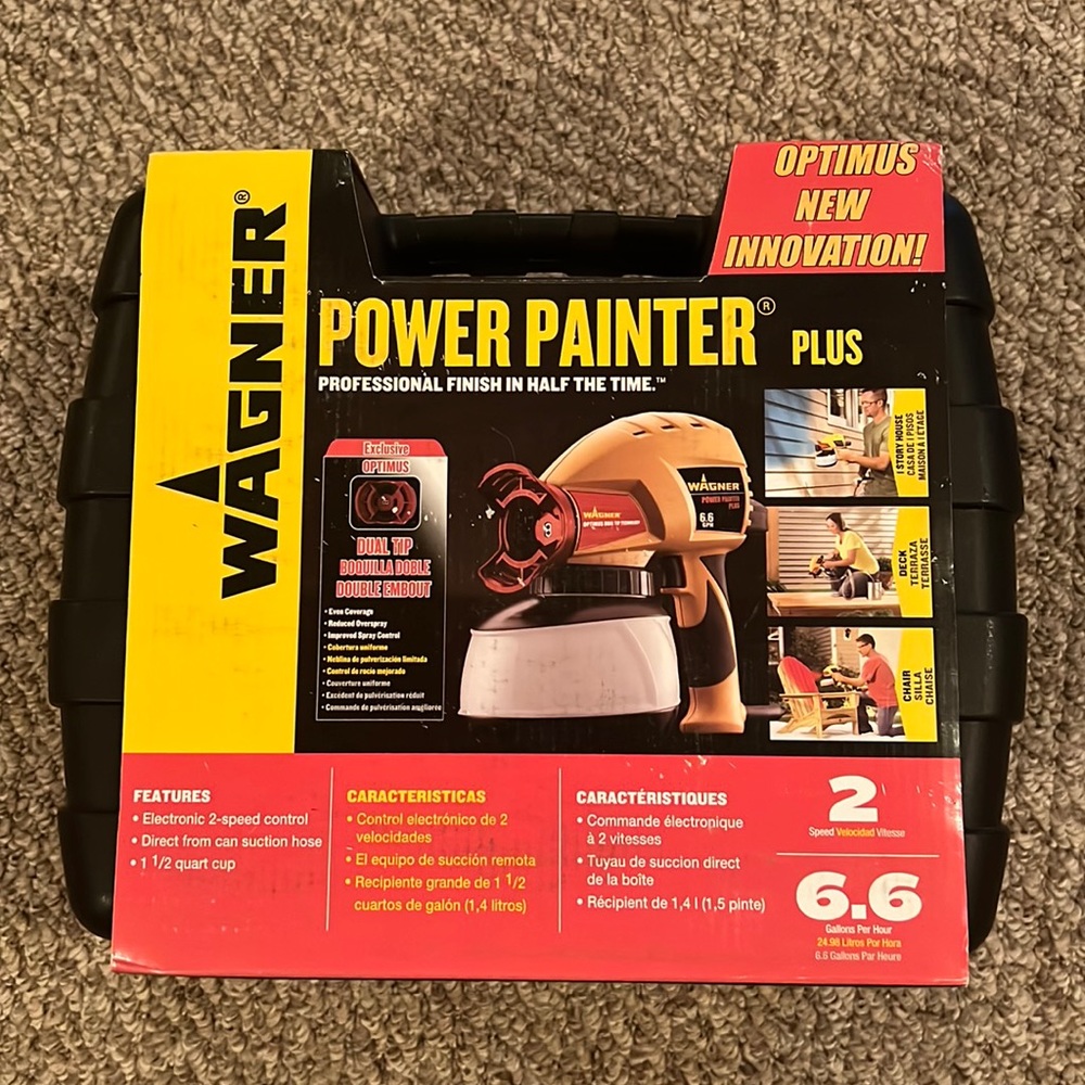 Wagner power paint sprayer